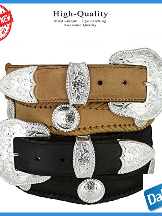 Genuine Leather Western Belt 1.5\